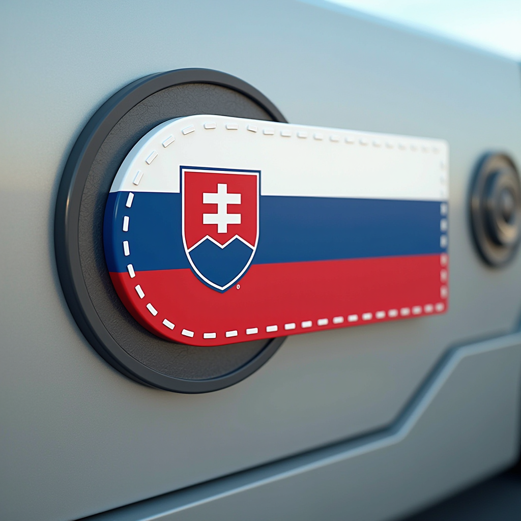 Slovakia Toll Road - DiaExpert Slovakia logo with road and toll sticker symbol